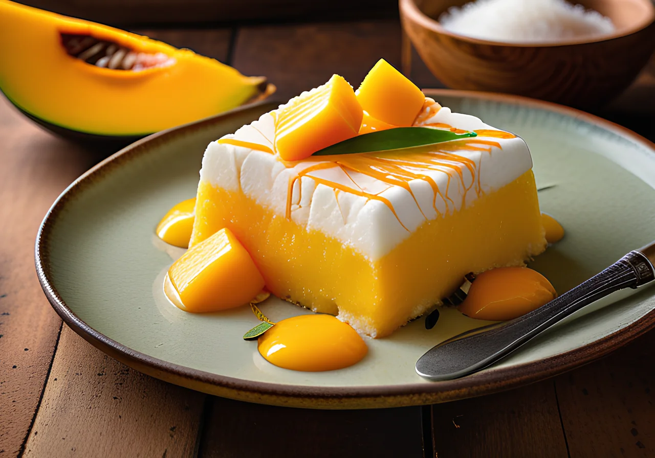 Mango Coconut Ice