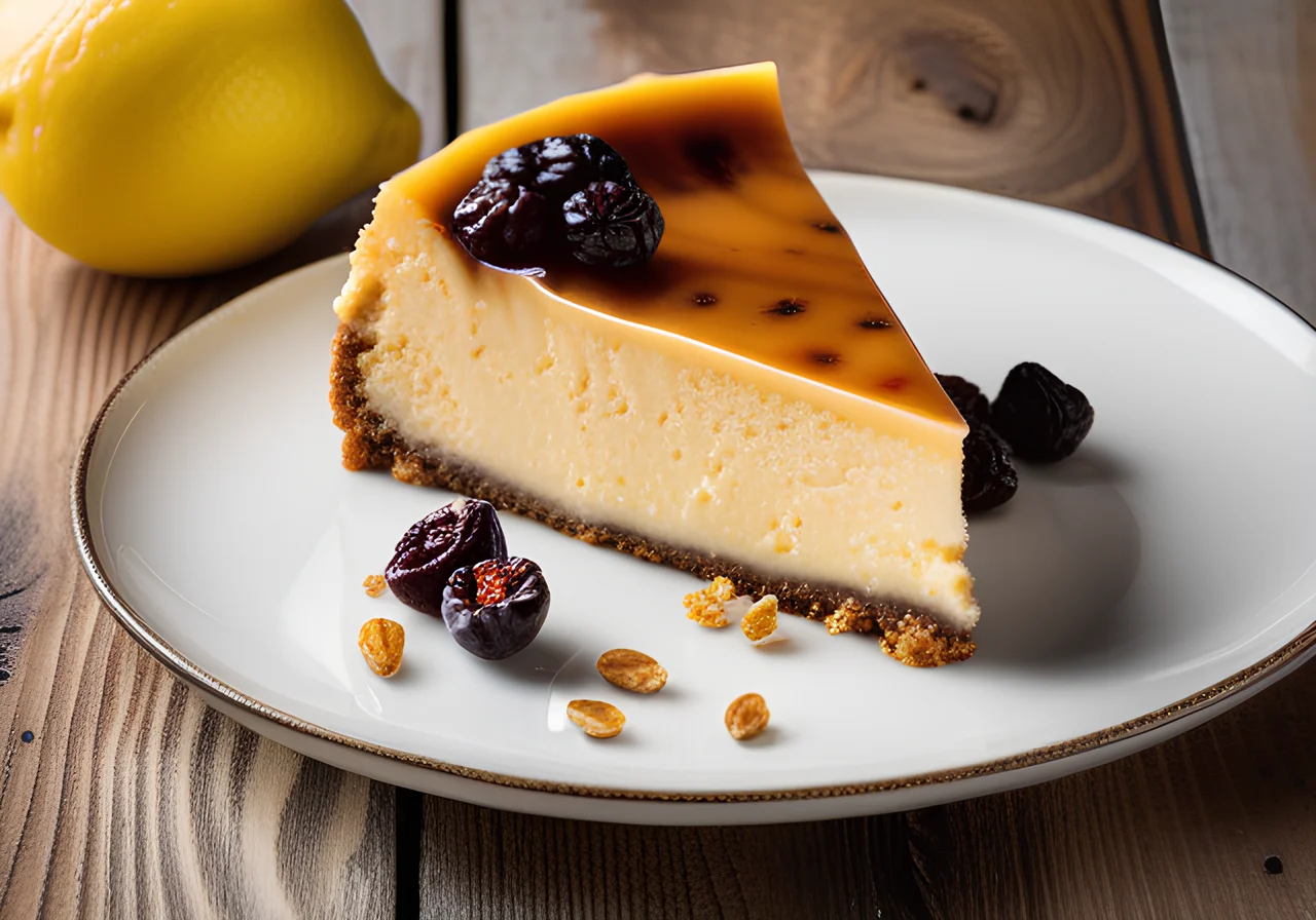 Vegan Ricotta Cheesecake with Raisins