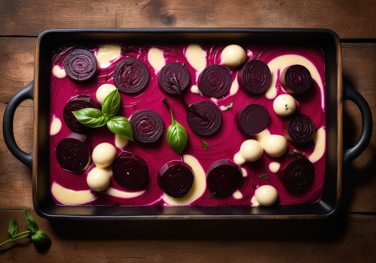 Gratinated Beetroot Pan