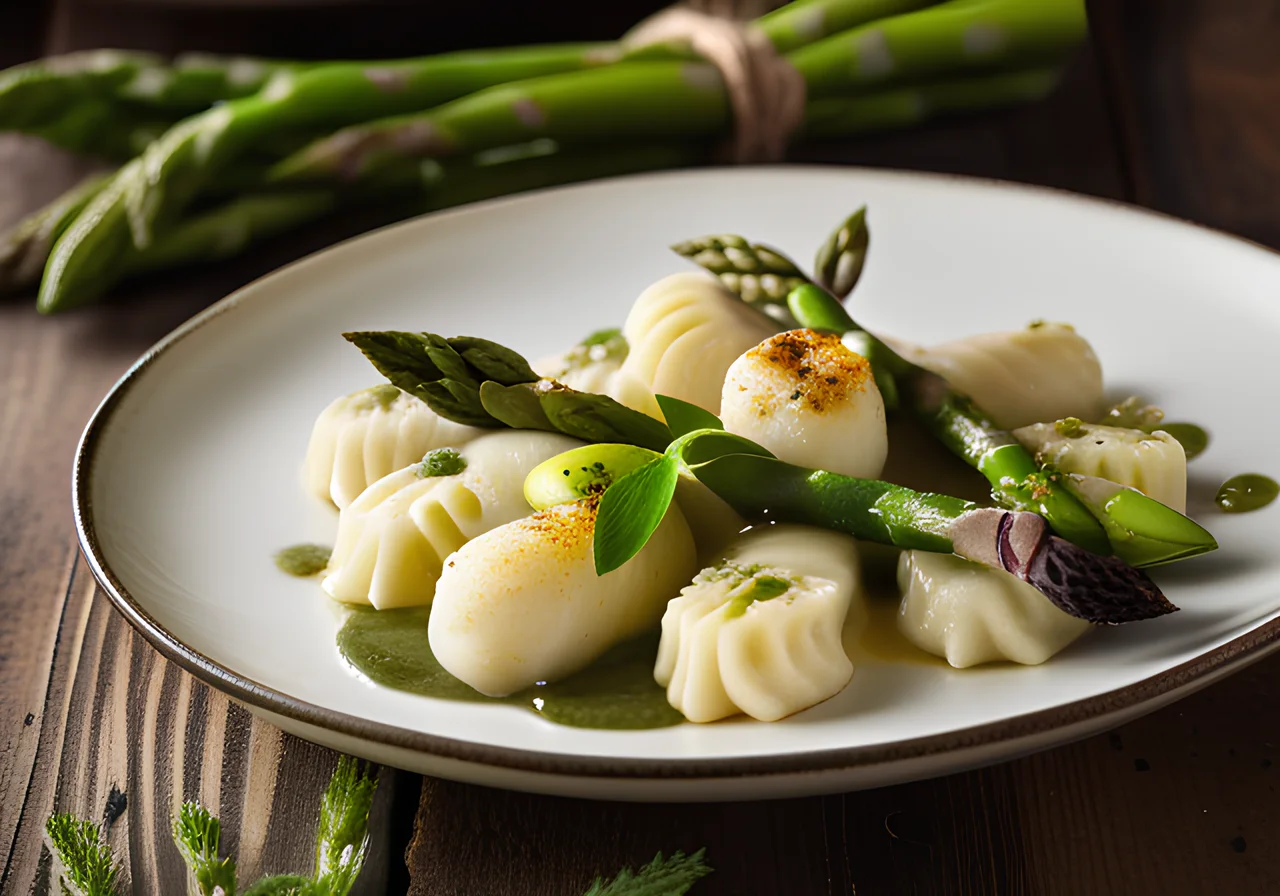 Gnocchi with Green Asparagus