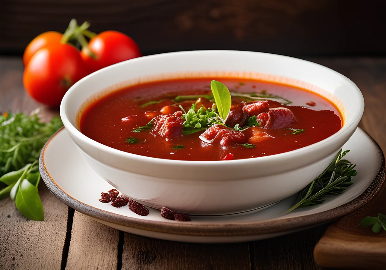 Goulash Soup with Marjoram