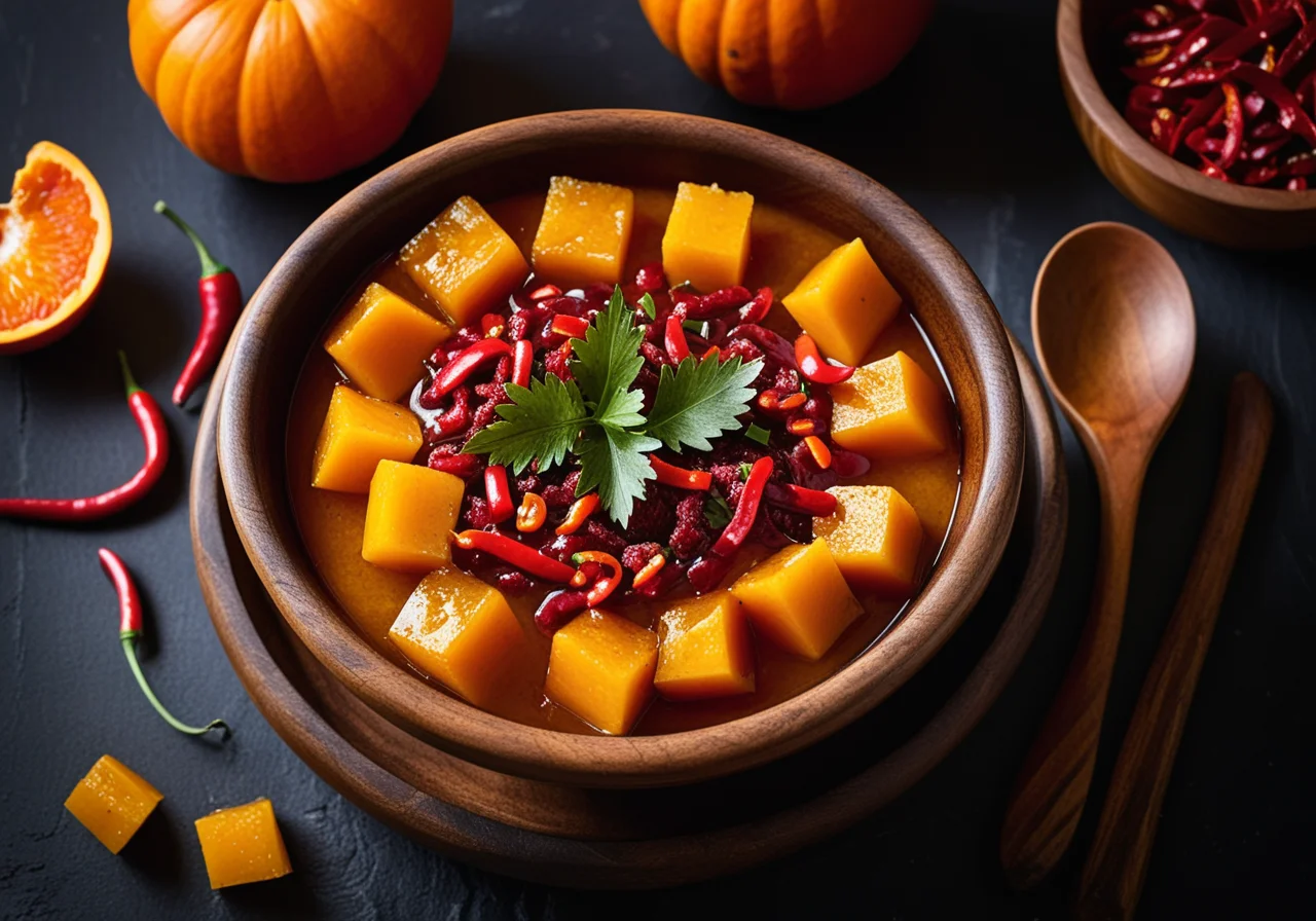 Chutney with Oranges and Pumpkin