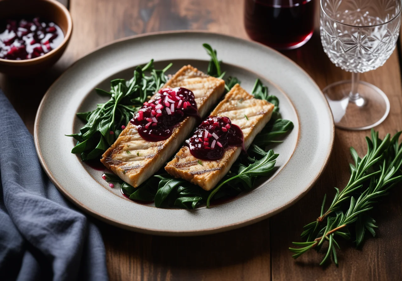 Pan‑fried Mackerel Fillets