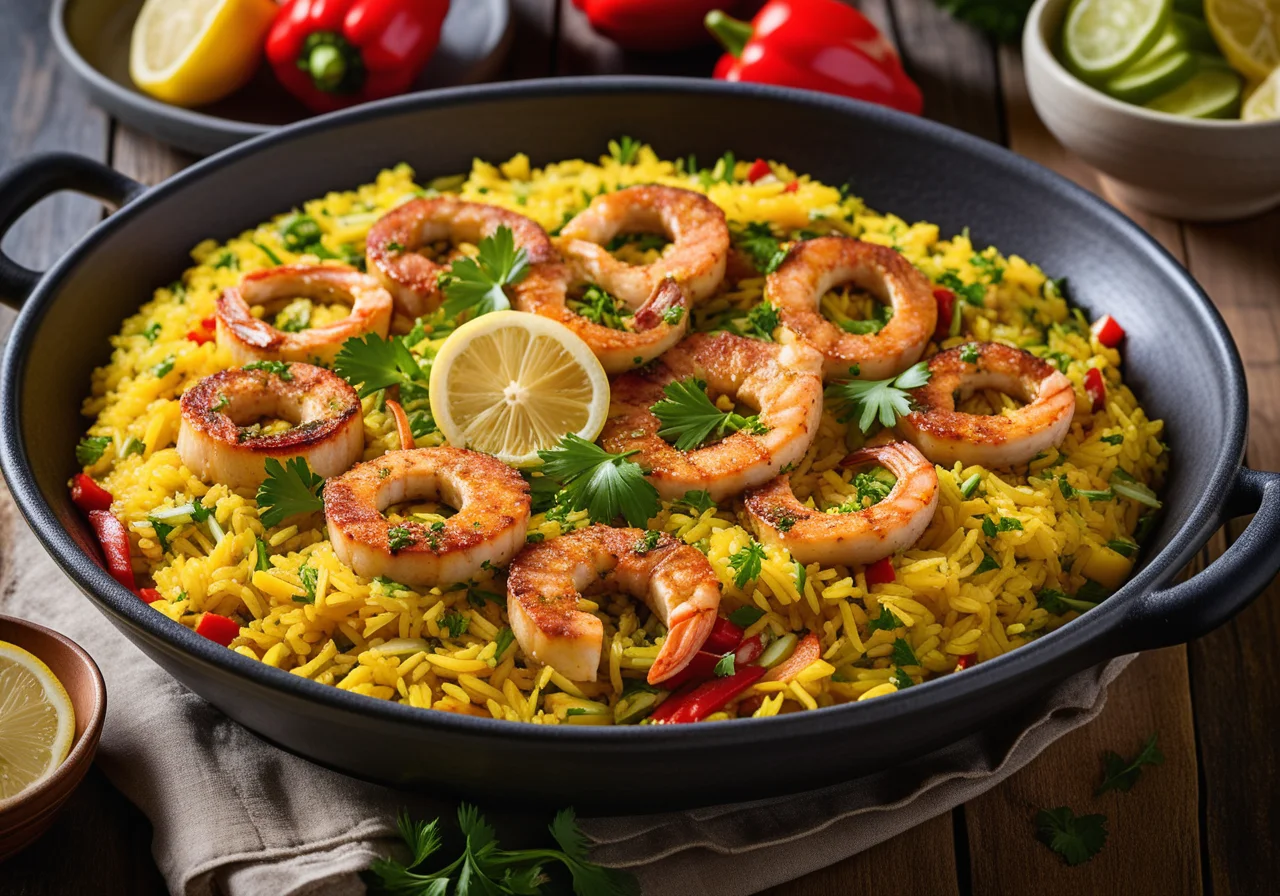 Fischpaella