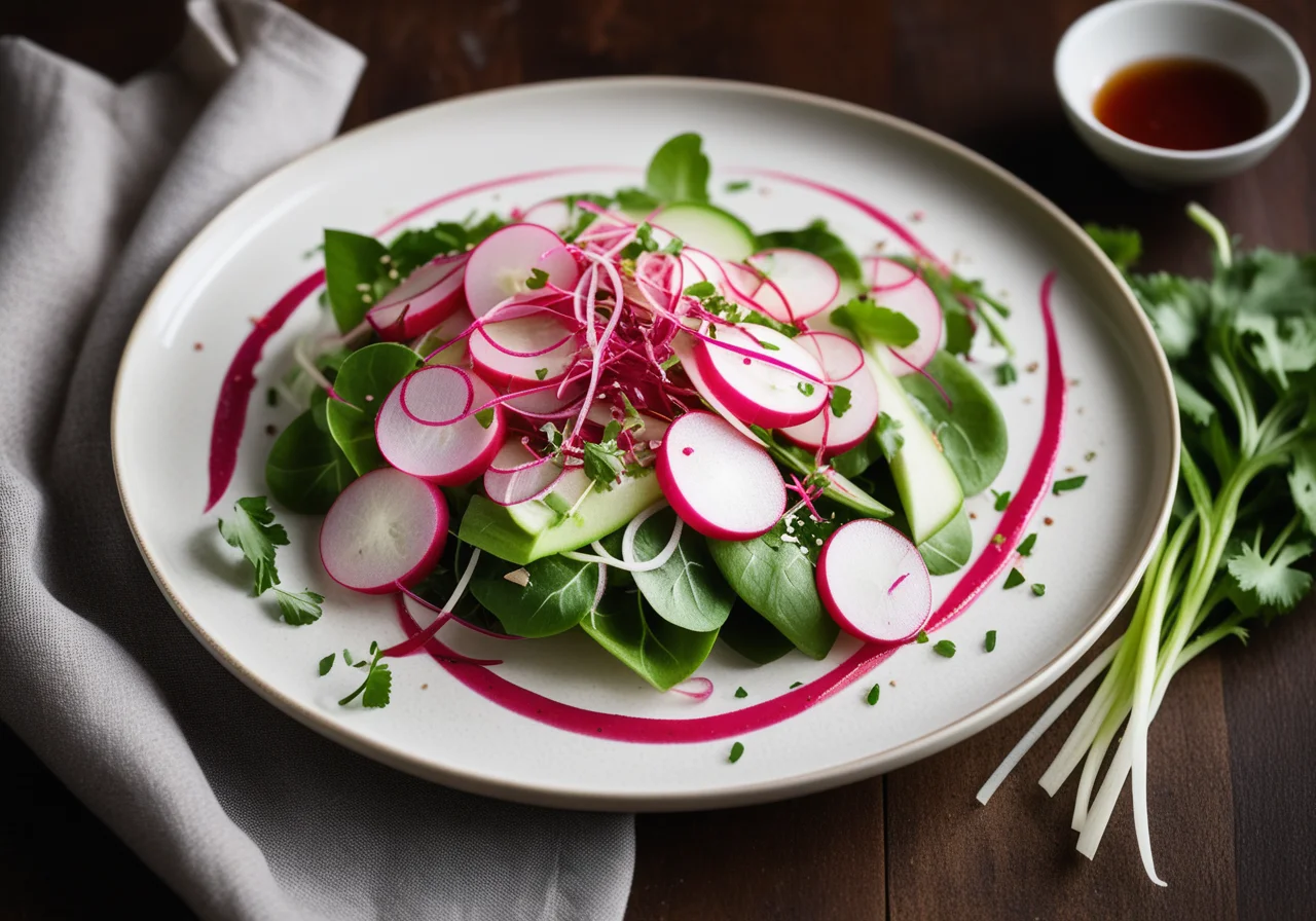 Radieschensalat mit Räucherfisch