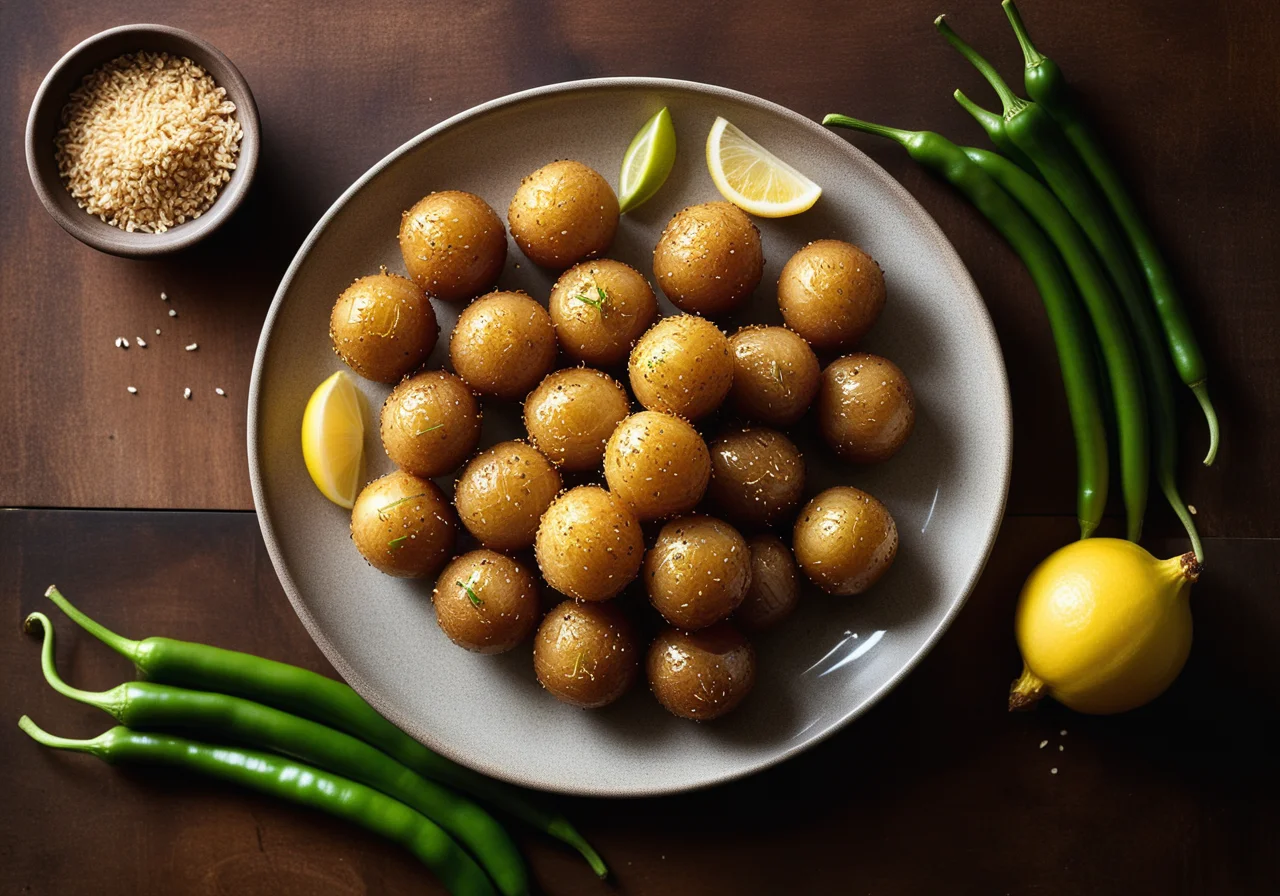 Frittated Onion Balls