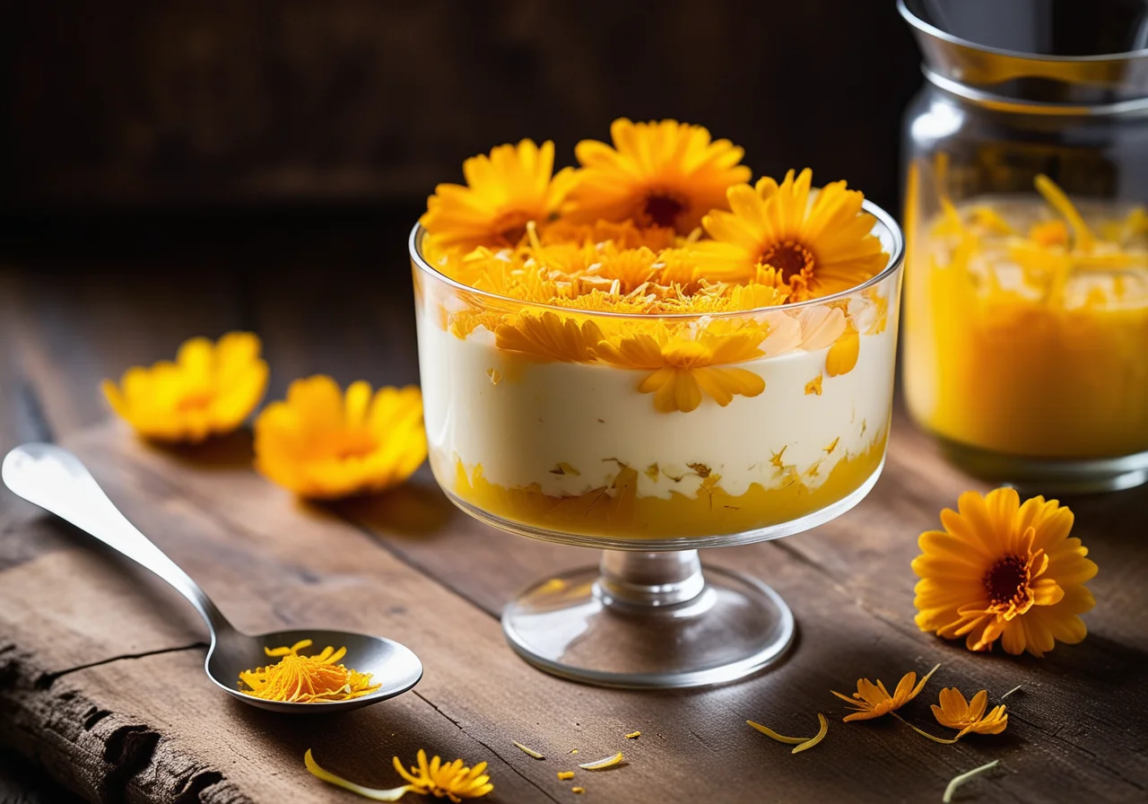 Creamy Calendula Parfait