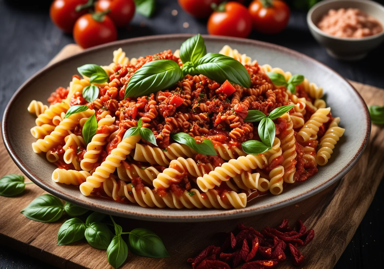 Pasta with Tomato Tuna Sauce