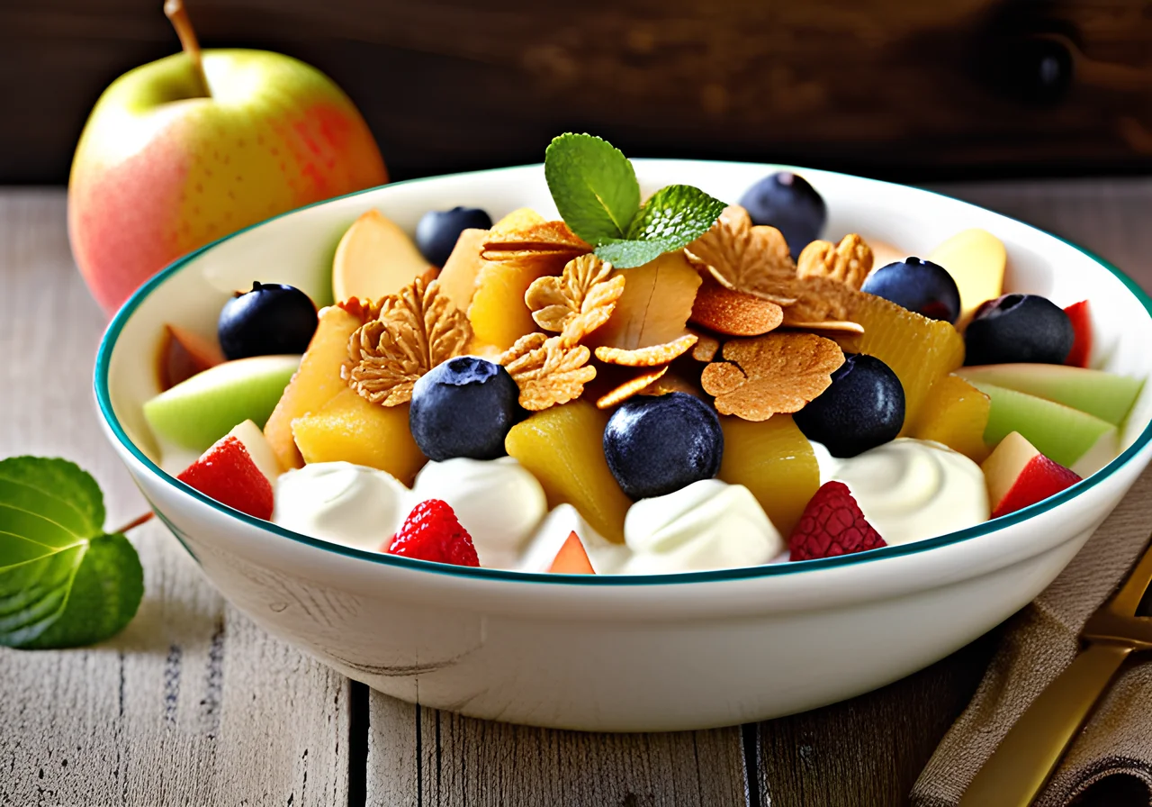 Fruit Salad with Yogurt
