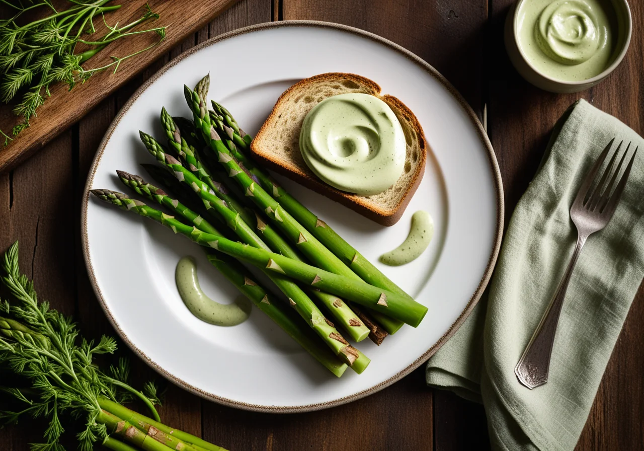 Spargel-Walnuss-Creme