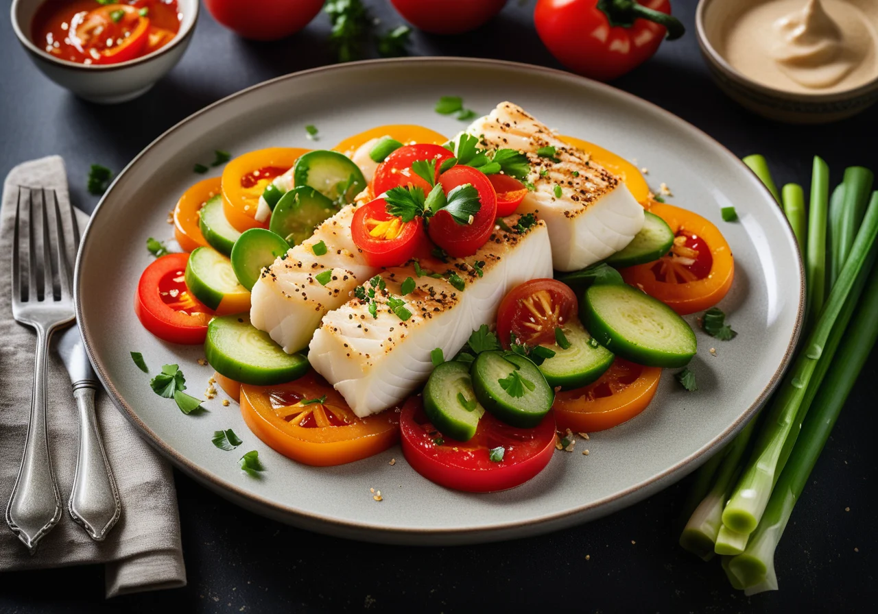 Fish with Vegetables from the Wok