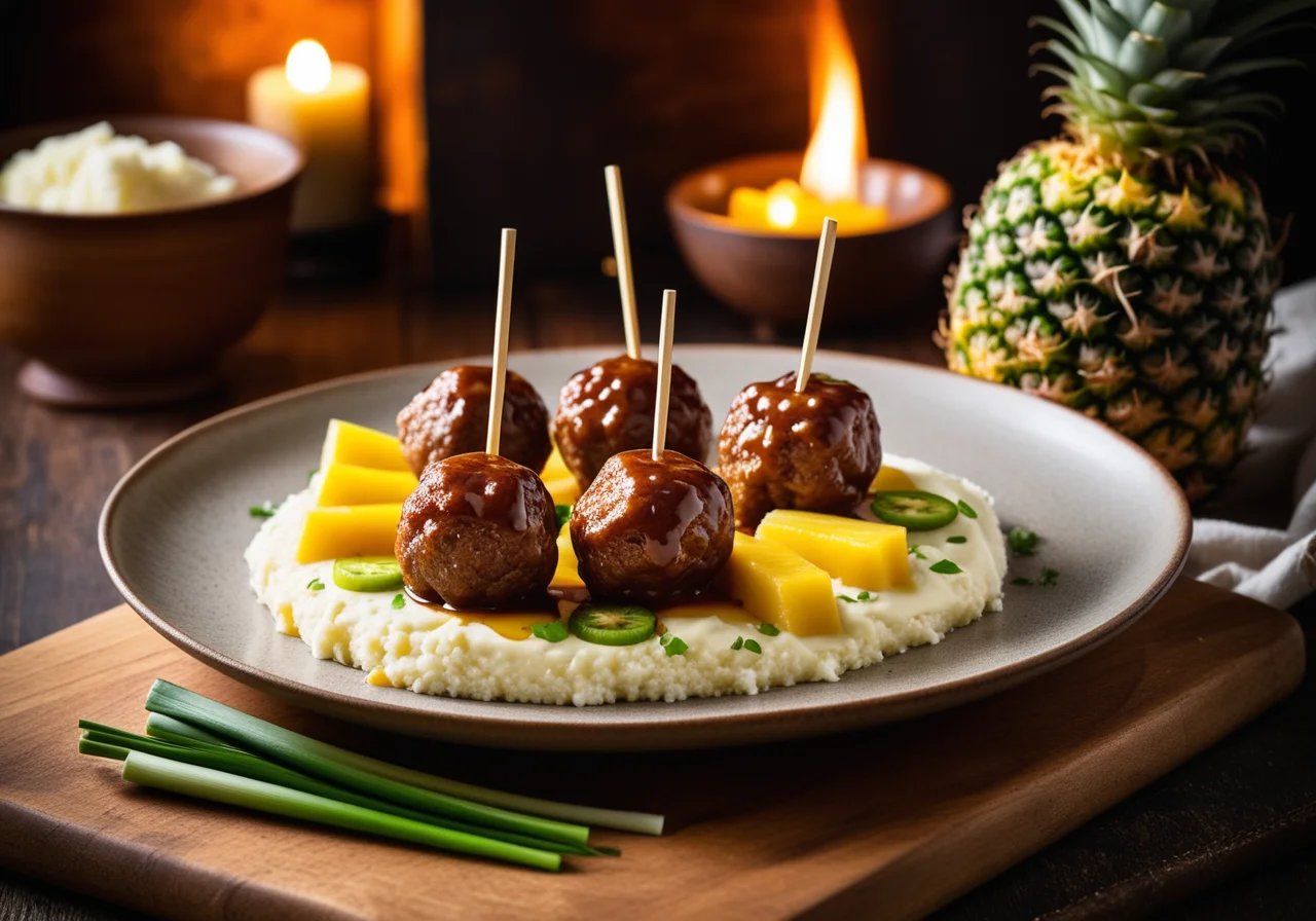Pineapple Meatballs