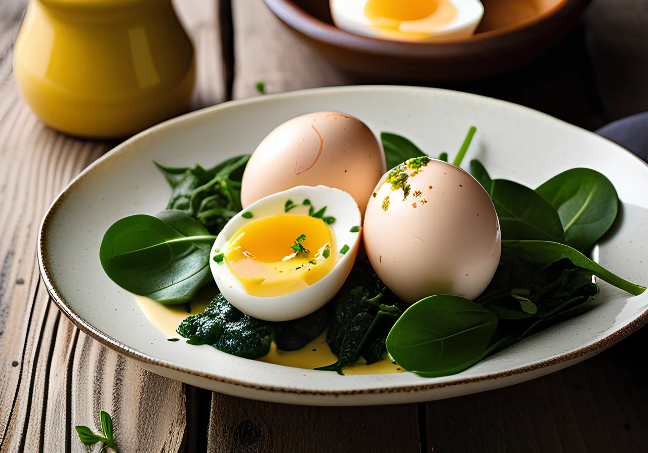 Quick Mustard Eggs