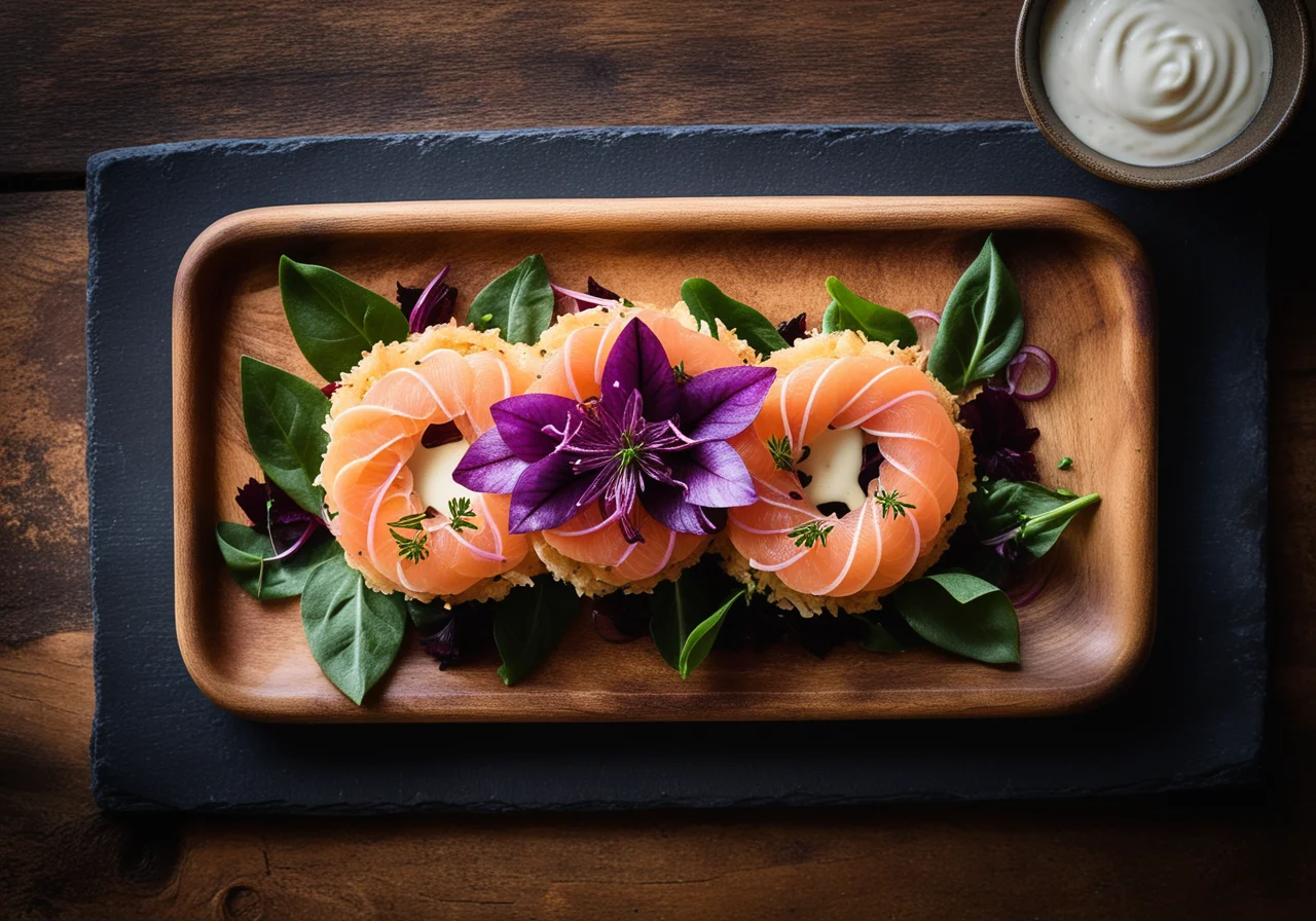 Smoked Salmon Tartar on Rösti