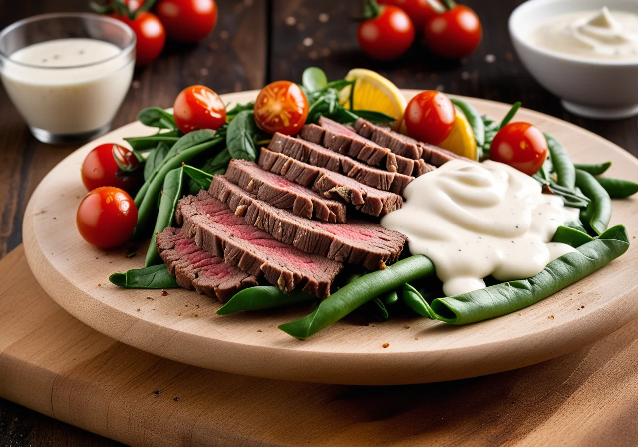 Beef Tomato Salad with Green Beans