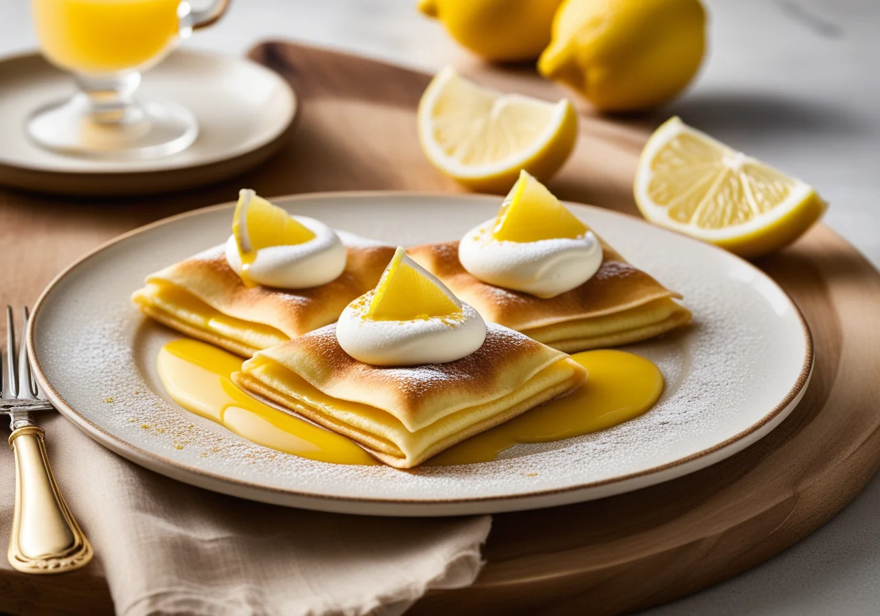 Lemon Crêpe Pockets