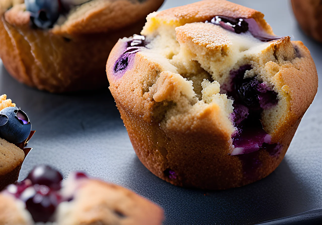 Blueberry Banana Muffins