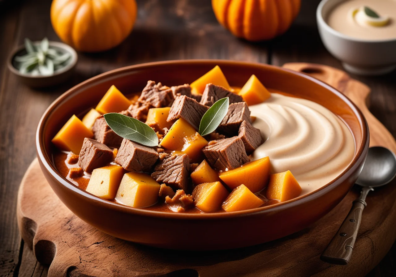 Veal Goulash with Pasta