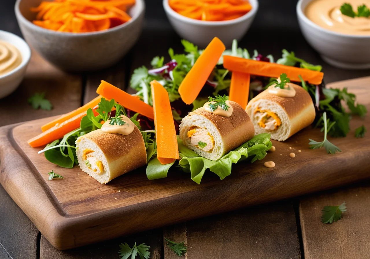 Chicken Strips in a Roll