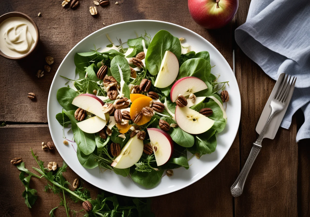 Salad with Two Dressings