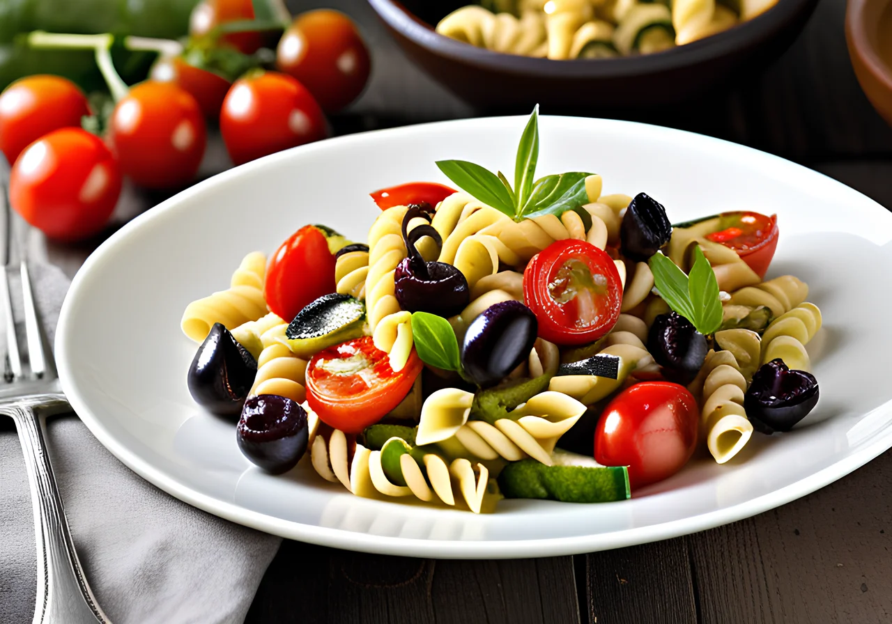 Mediterranean Pasta Salad for the Thermomix