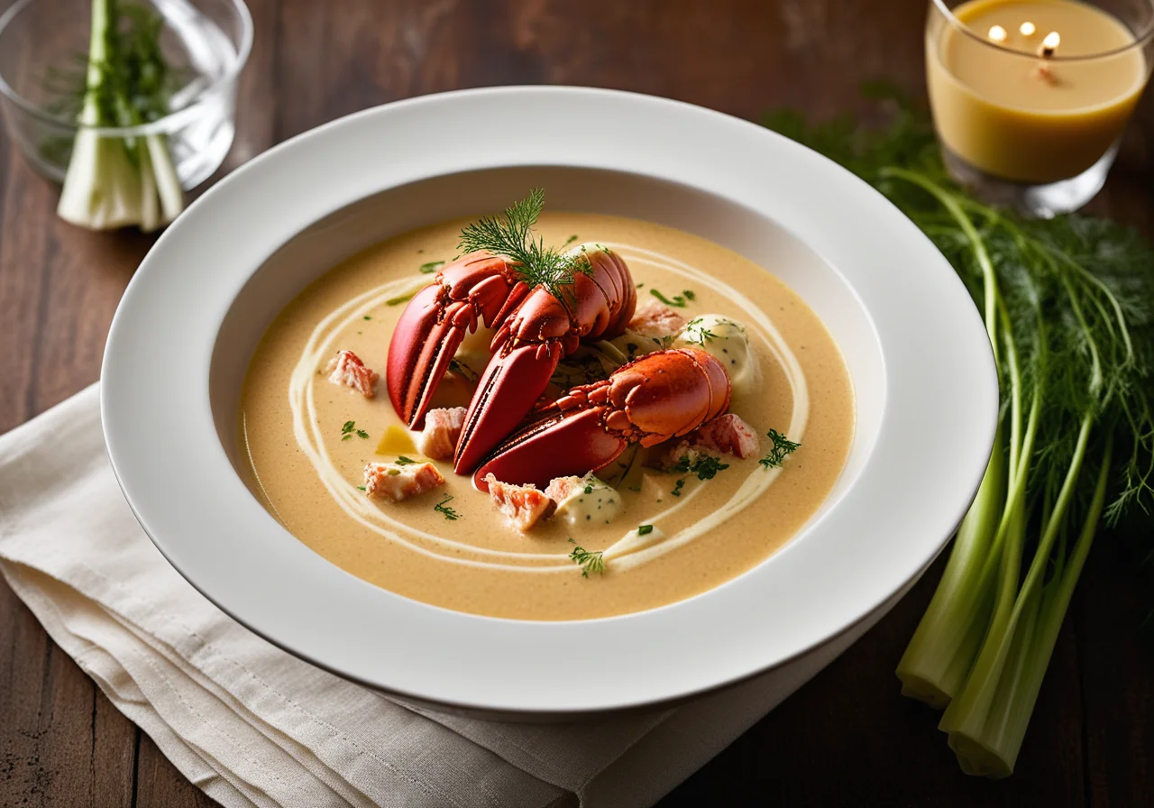 Lobster and Chicory Soup