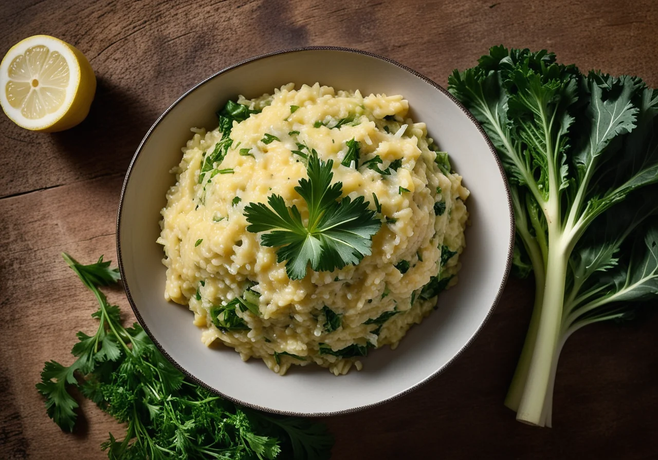 Risotto with Cabbage and Parmesan