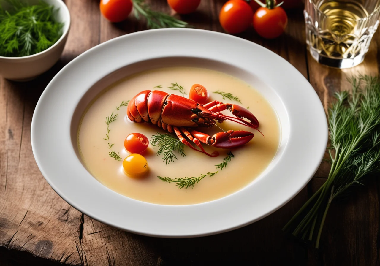Clear Lobster Soup