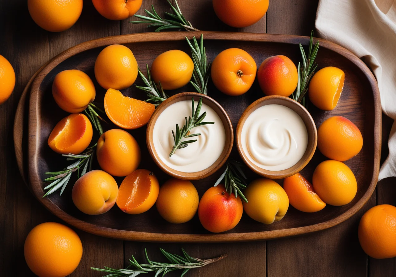 Apricot Skewers with Rosemary