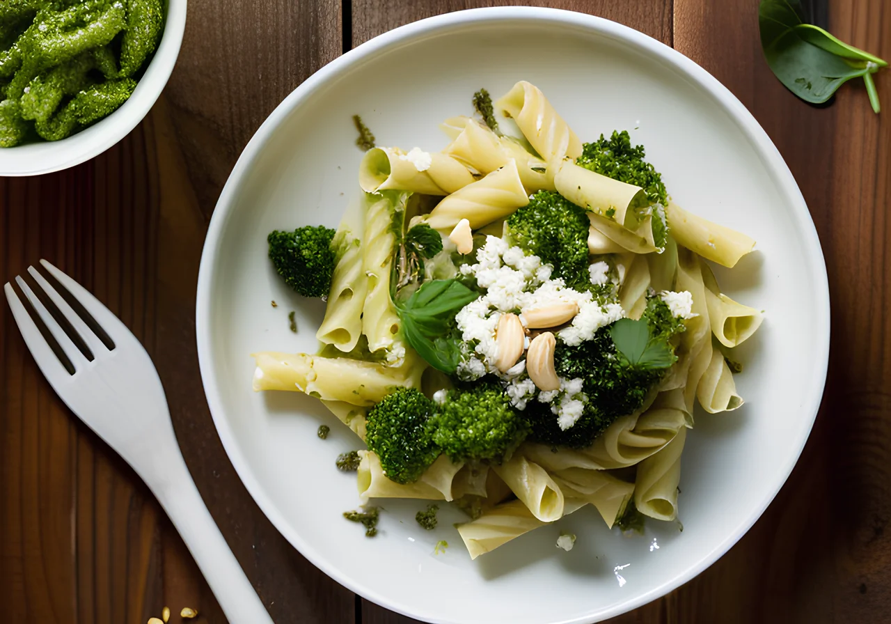 Pasta with Broccoli Pesto