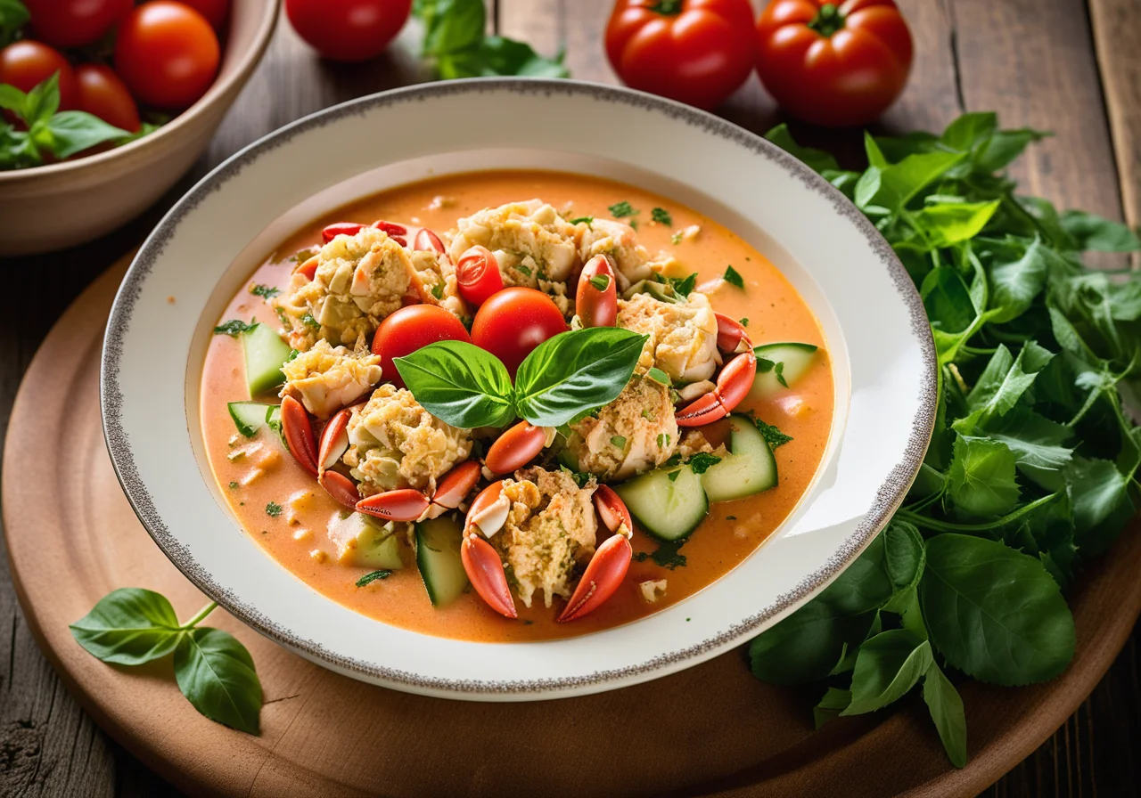Italian Stew with River Crabs and Cucumbers (Cassolette)