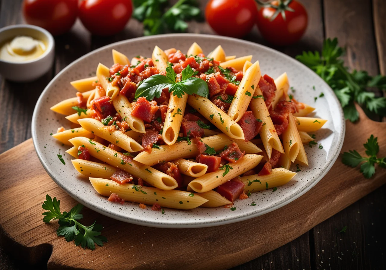 Pasta with Tomato Sauce