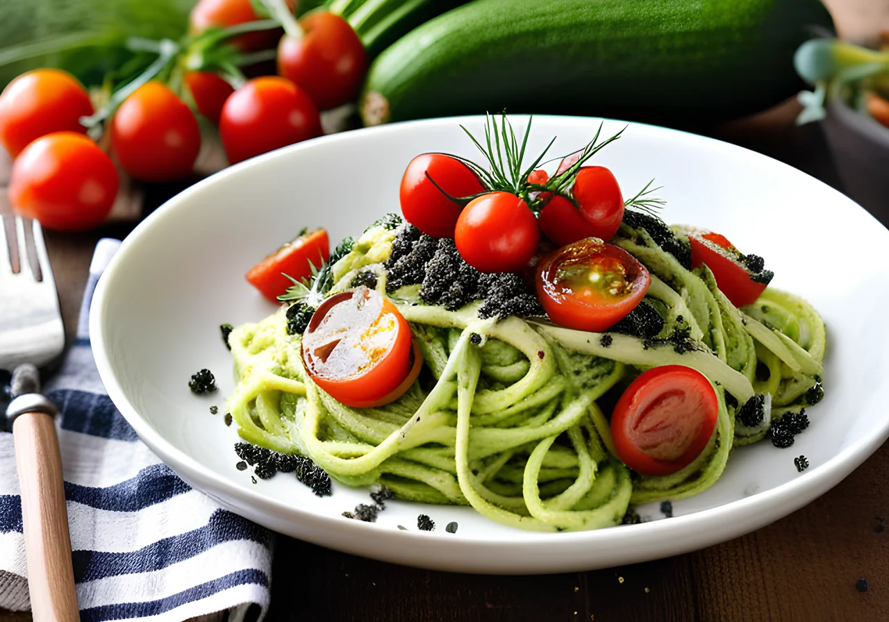 Zucchini Salad with Tomatoes