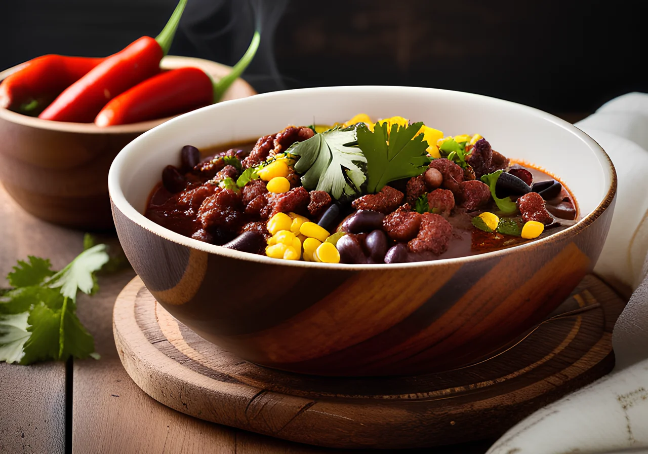 Chili con Carne with Black Beans