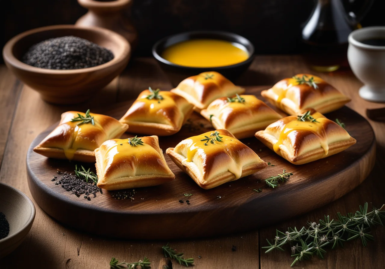 Baked Cheese Filled Pastry