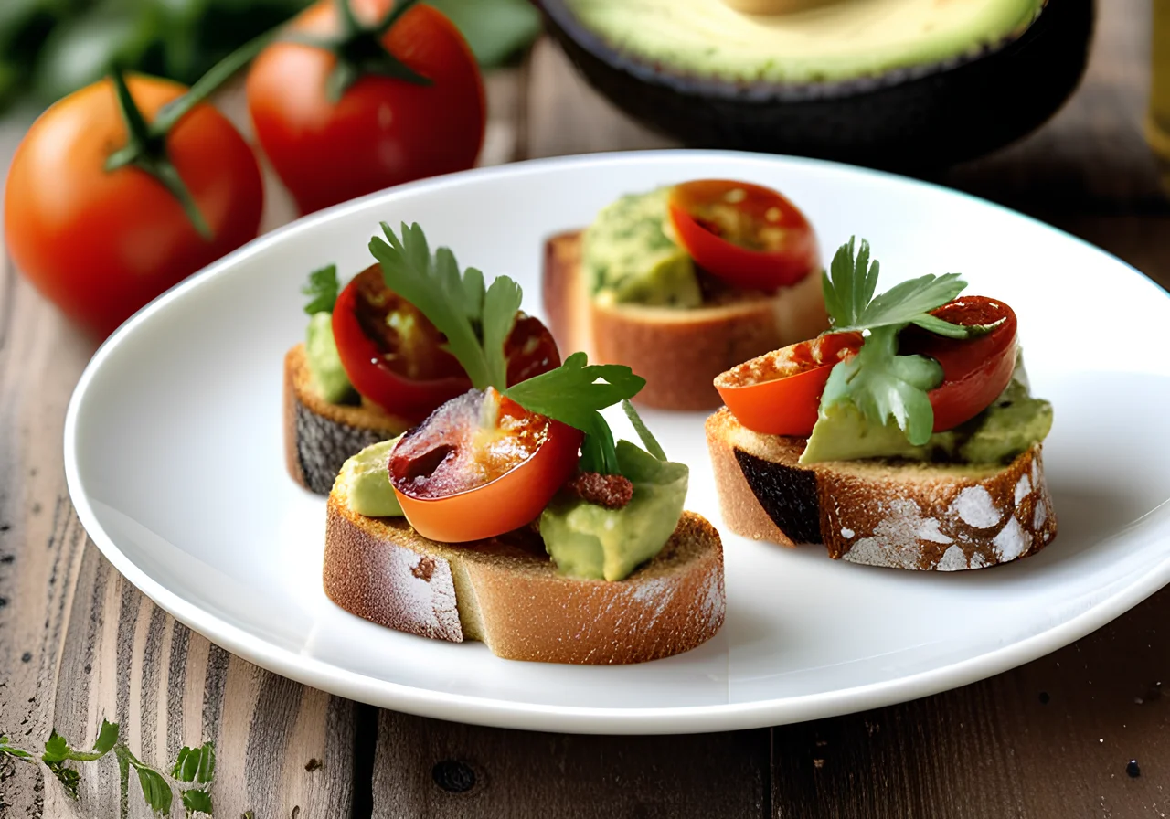 Avocado Bruschetta
