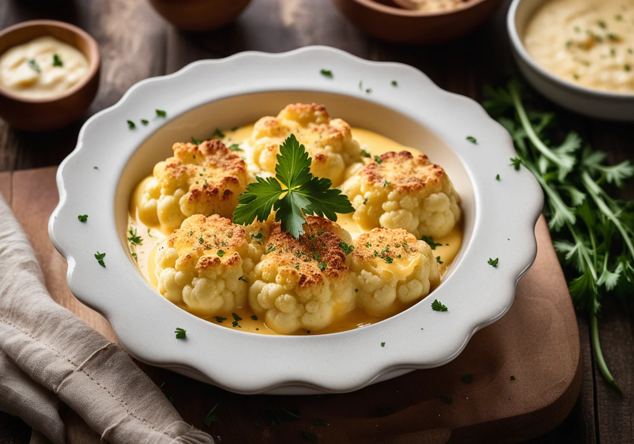 Baked Cauliflower Gratin