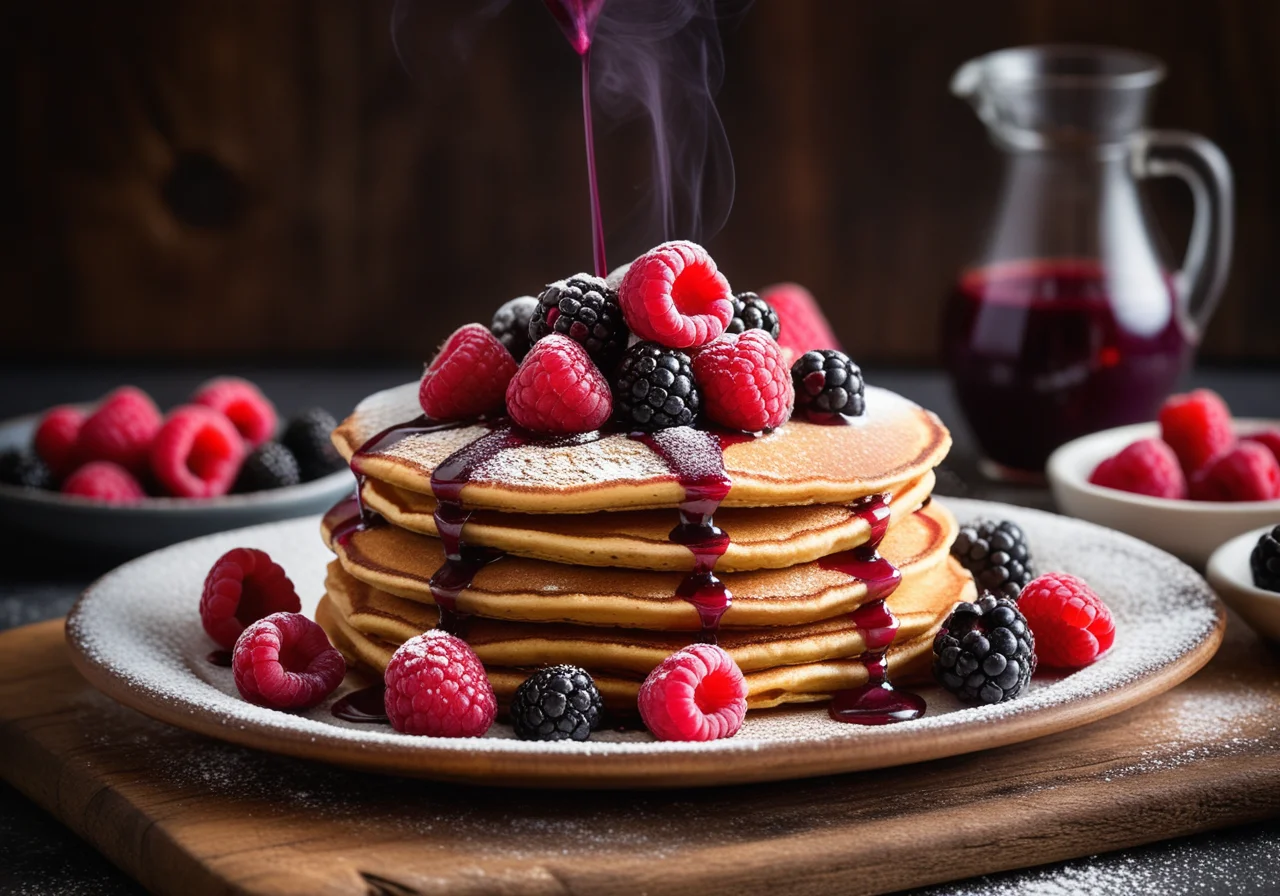 Pancakes with Forest Berries