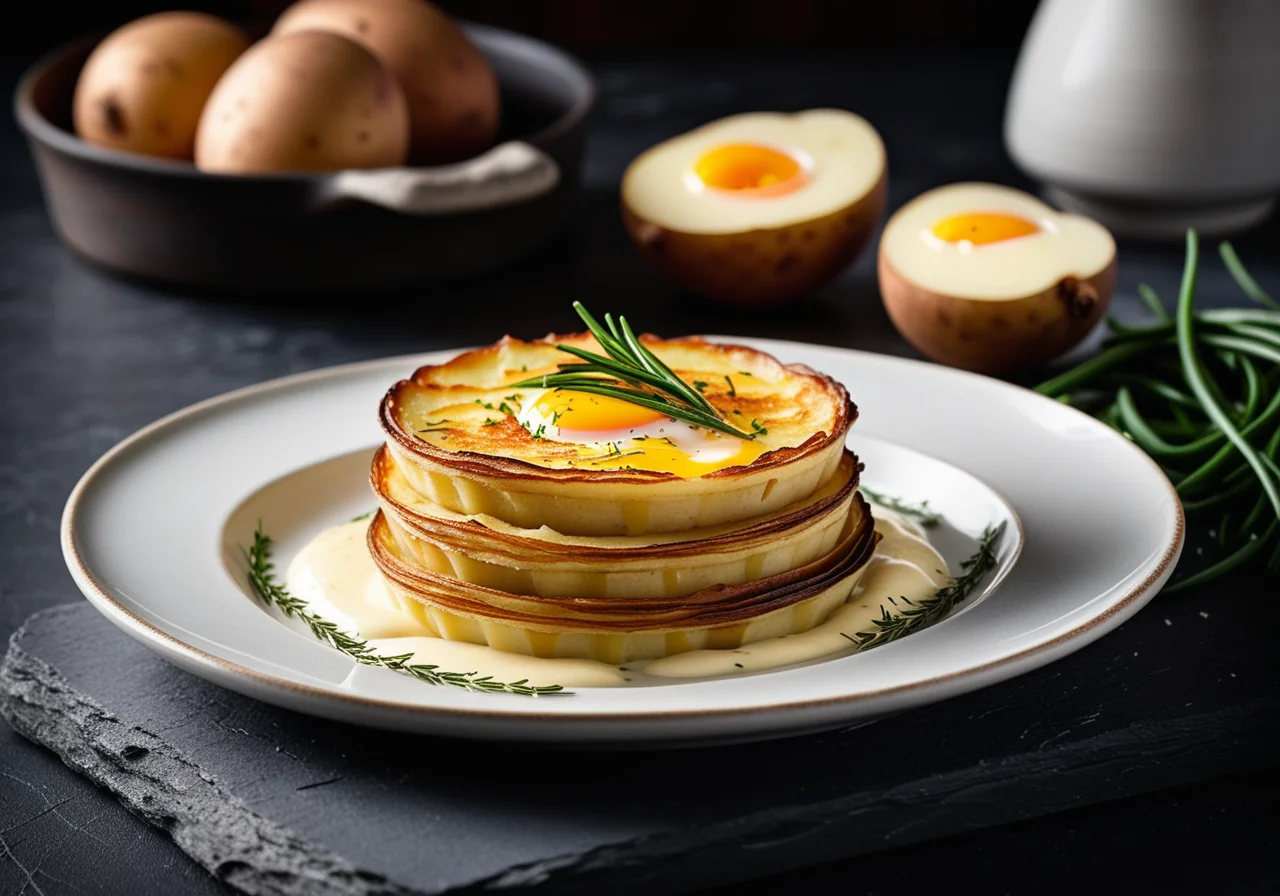 Fine French-Style Potato Gratin (Mille-Feuille)