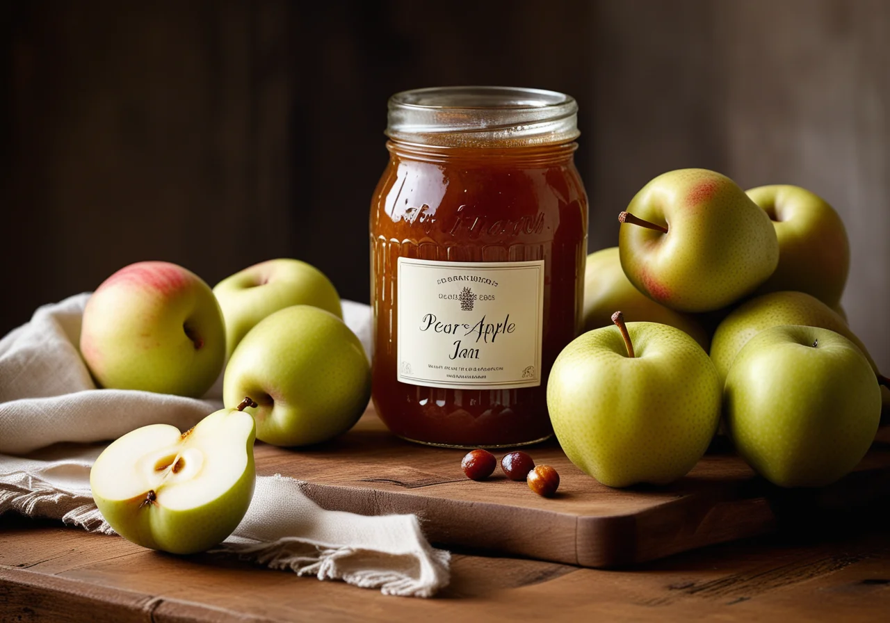 Pear‑Apple Gooseberry Jam