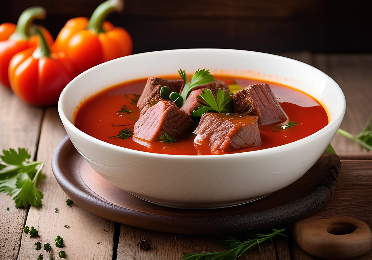 Goulash Soup with Vegetables