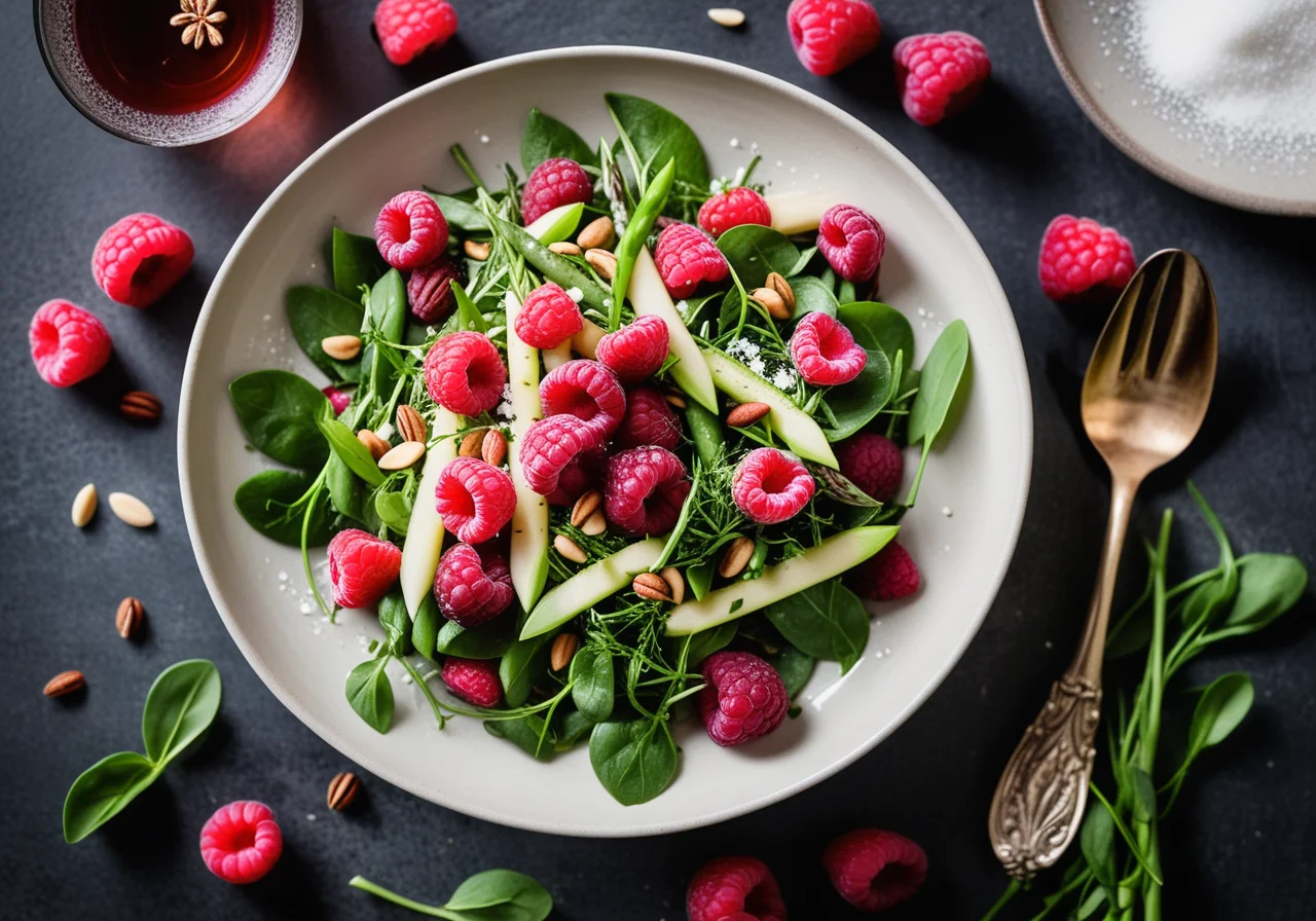 Asparagus Salad with Nut Holler Vinaigrette