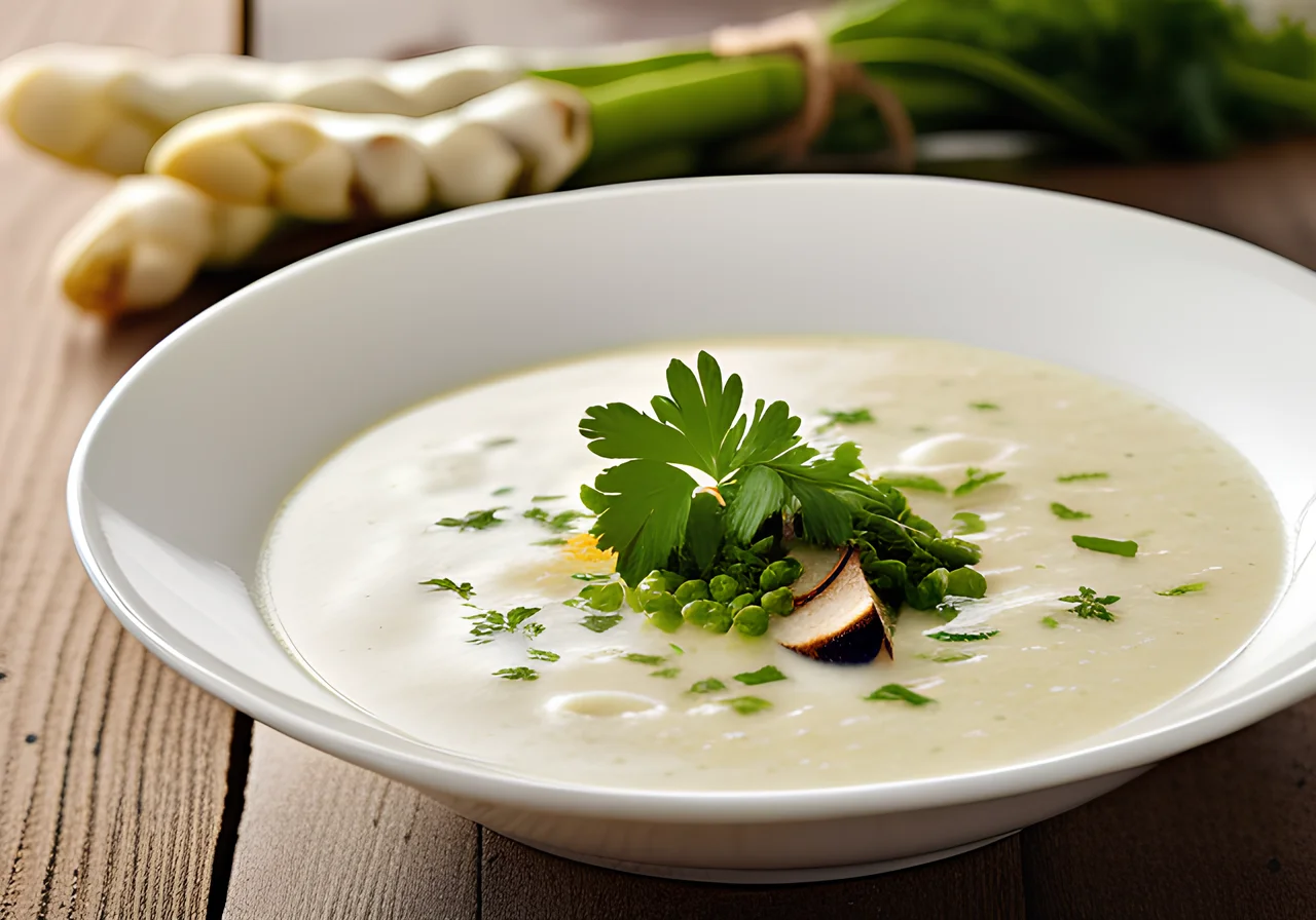 Spargelcremesuppe – smarter