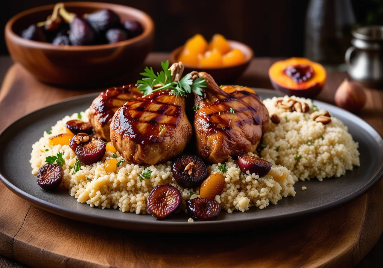 Oriental Chicken with Couscous