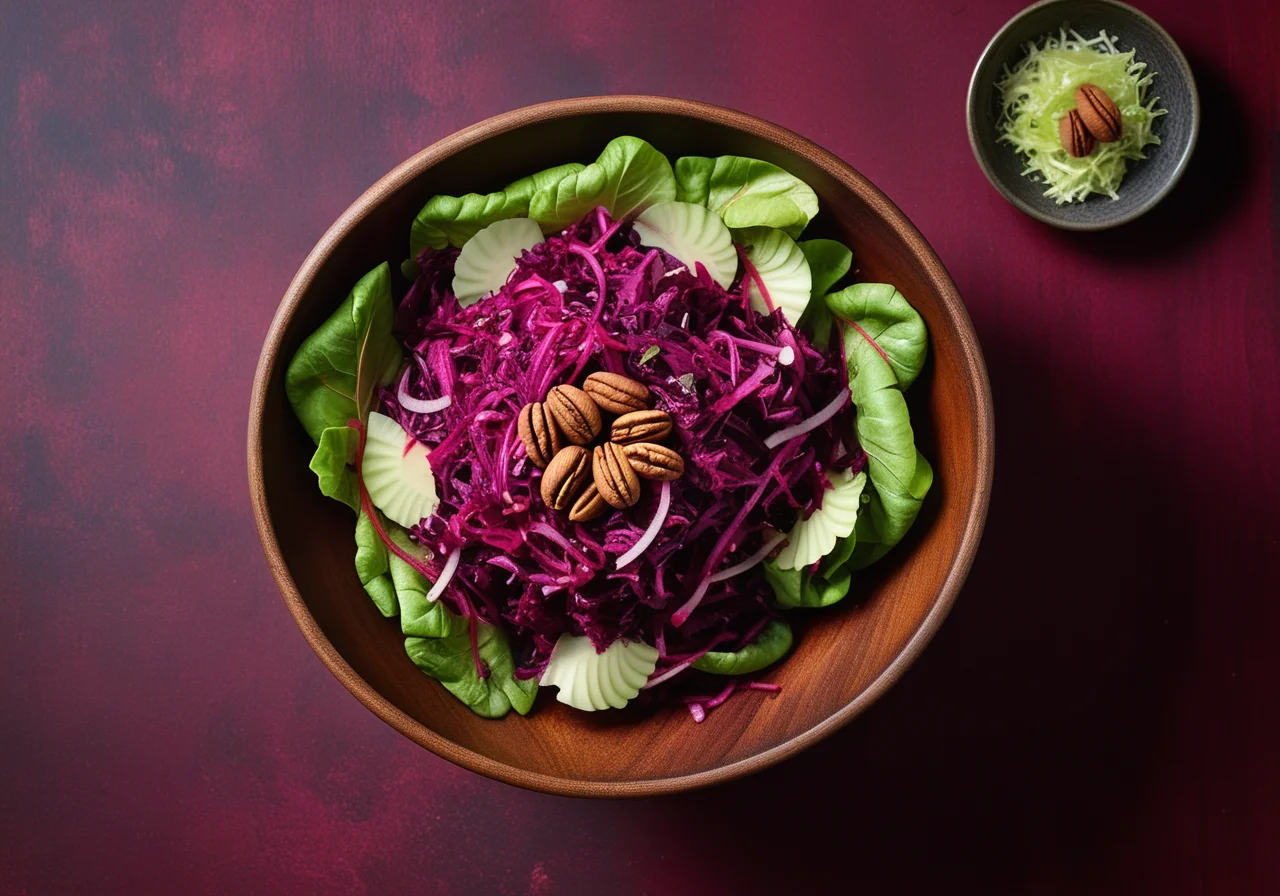 Red Cabbage Beetroot Salad
