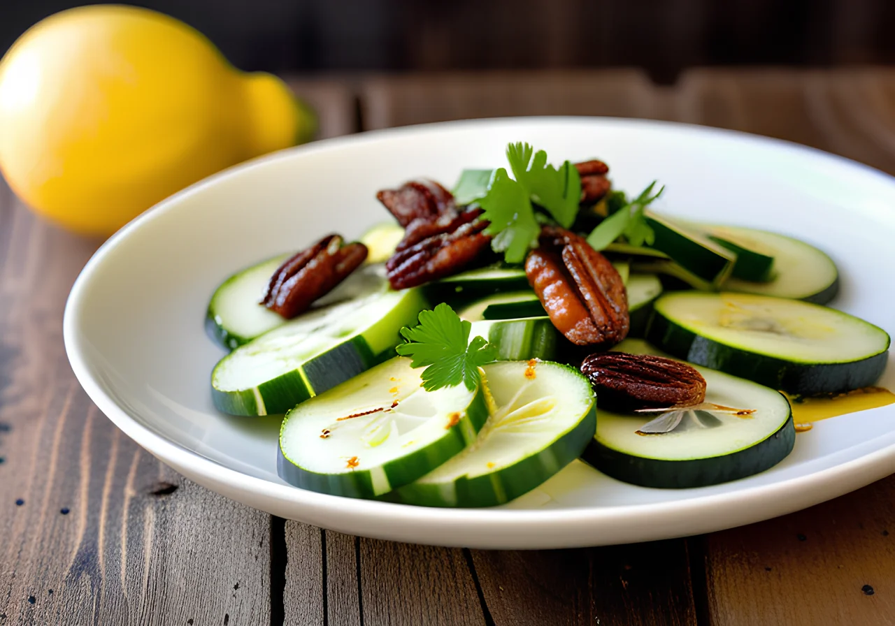 Marinated Ginger Zucchini Vegetables