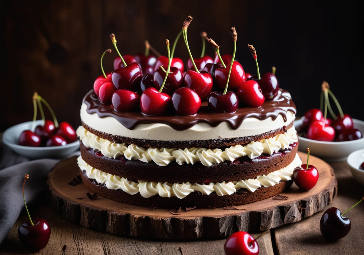 Black Forest Cherry Cake