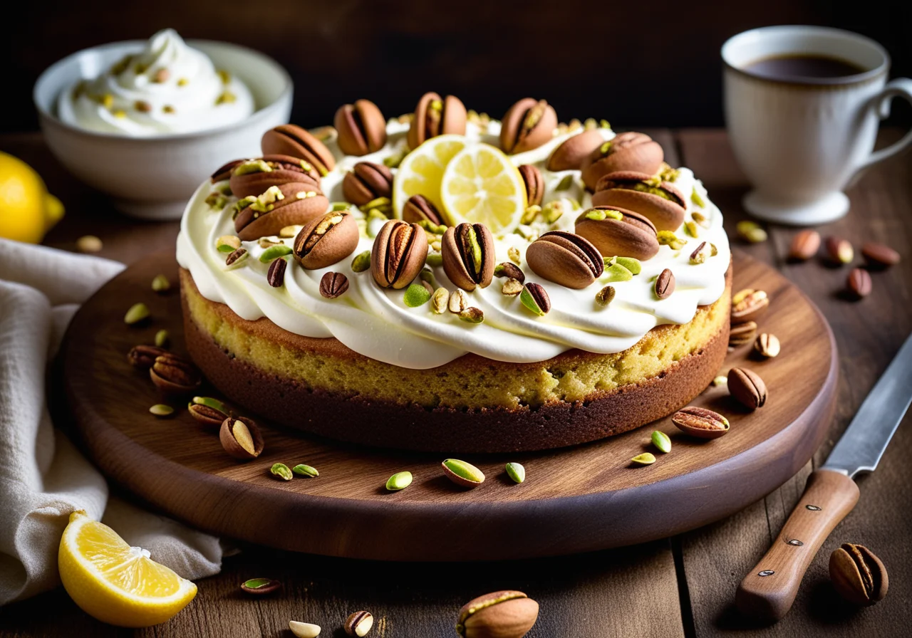 Lemon Pistachio Cake
