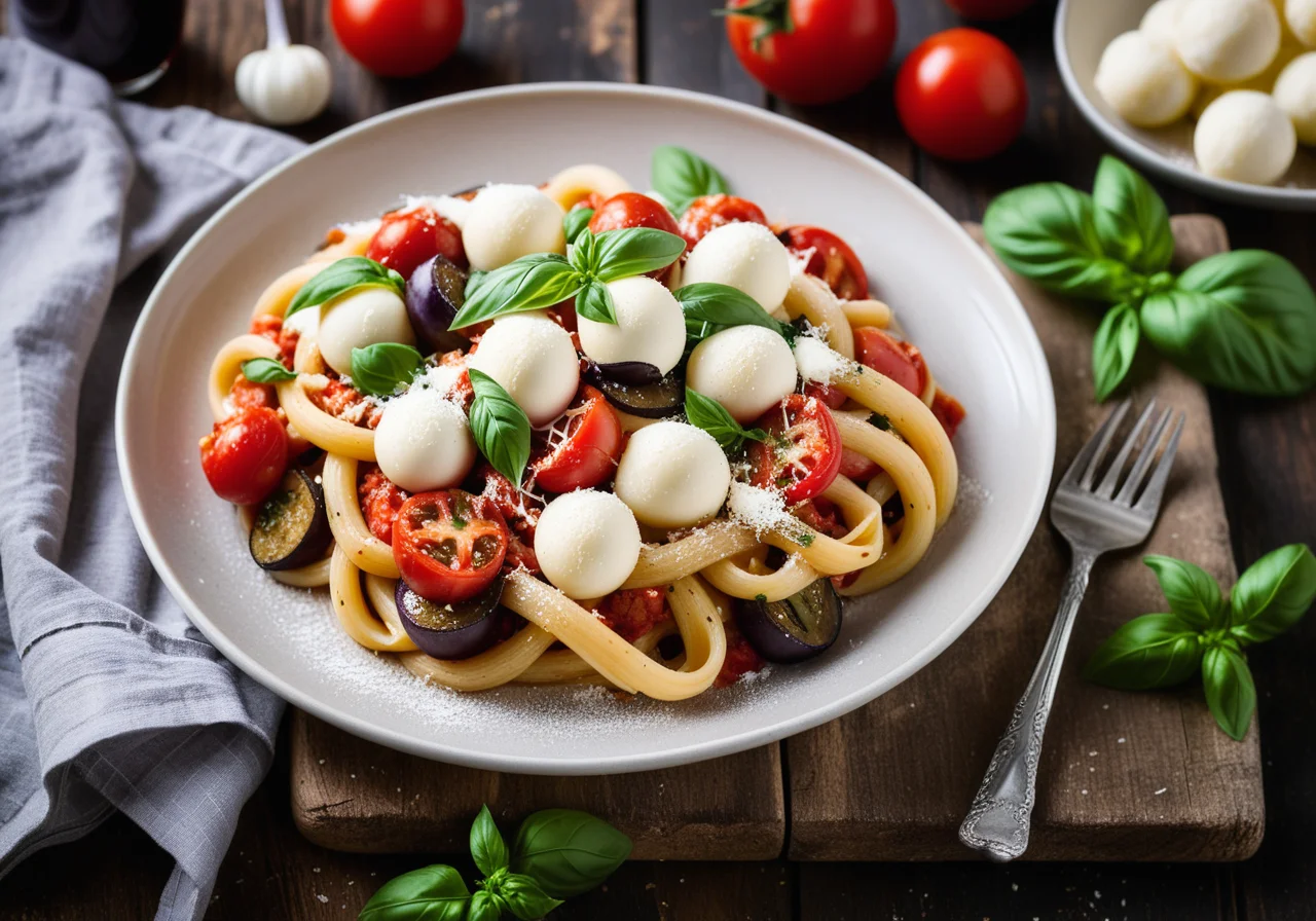 Nudeln mit Tomatensauce