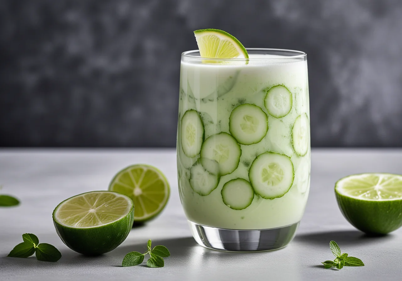 Cucumber Drink with Yogurt